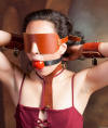 Iman Hamdi Saddle Red Blindfold