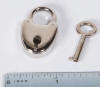 Small Silver Heart lock