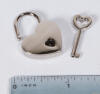 Medium silver Heart Lock